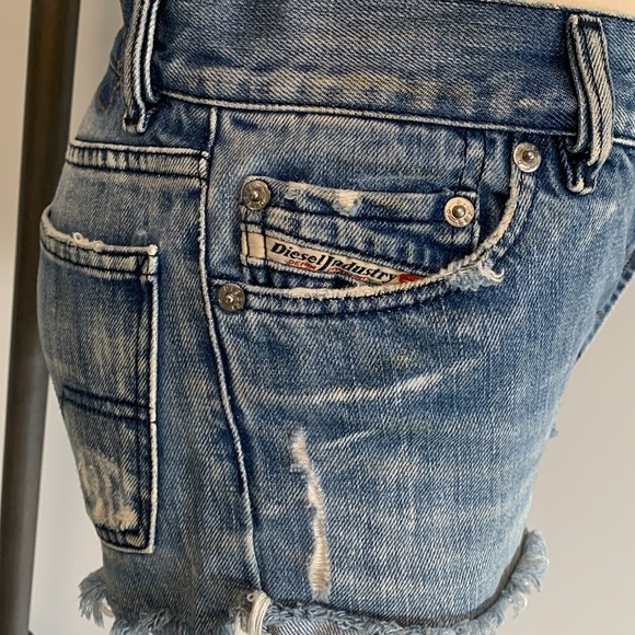 Vintage Diesel Cut-Off Denim Shorts - Picture 2 of 11